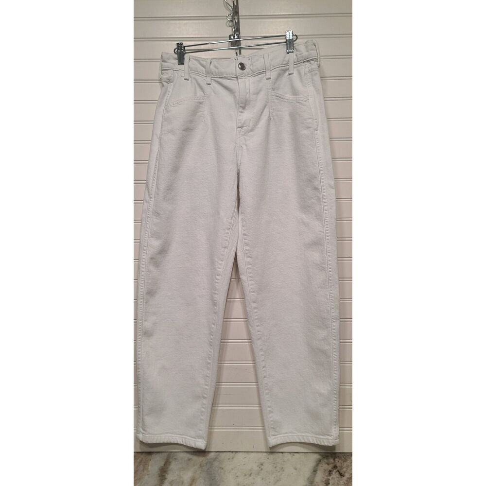 AYR The Beat Barrel White Denim Jeans Size 29